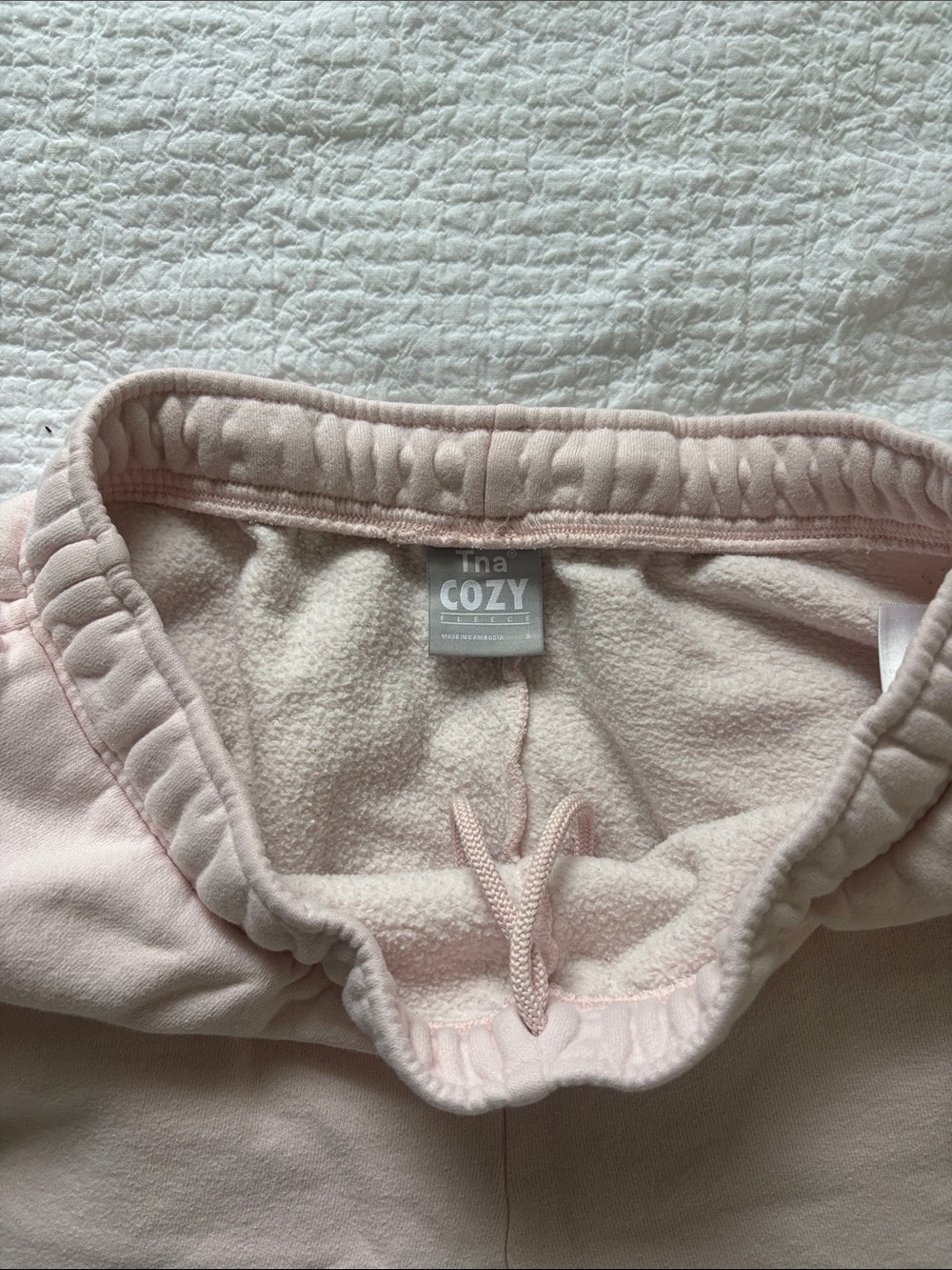TNA Boyfriend Soft Pink Jogger Sweatpants - Picture 2 of 3